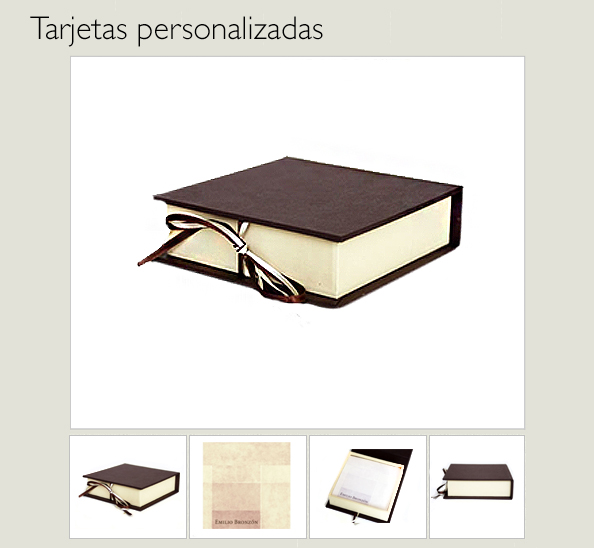 Tarjetas personalizadas